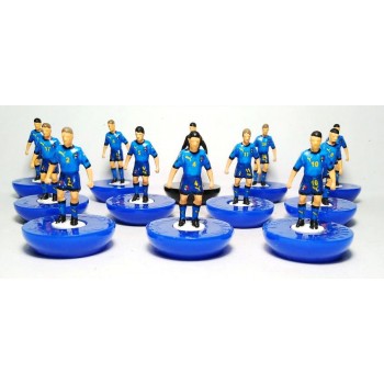 Subbuteo Andrew Table Soccer Italy National Team EURO 2020 on Hasbro Classic Bases